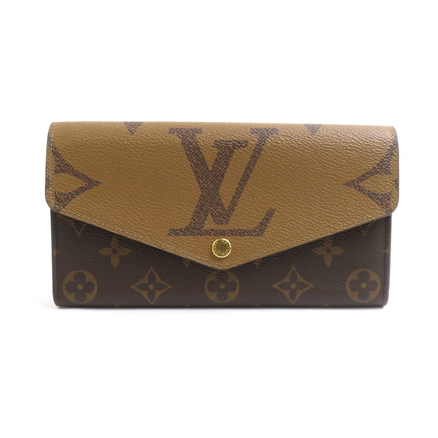 ルイ ヴィトン LOUIS VUITTON 長財布 モノグラム リバース ポルトフォイユ サラ/モノグラム リバース ブラウン ユニセックス M80726 h31128a