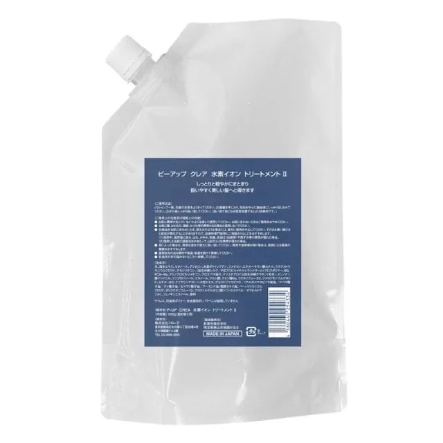 [国内正規品] P-UP CREA 水素イオントリートメントII 1000g ピーアップ 髪 土台 整える ヘアファンデーション 扱いやすさ しなやかさ まとまり バランス スタイリング