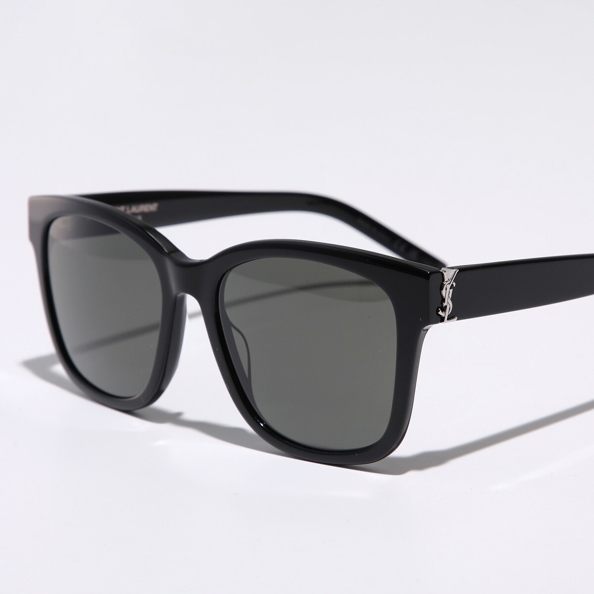 SAINT LAURENT サンローラン サングラス SL M68 レディース メンズ ウェリントン型 フルリム セルフレーム カサンドラメタルロゴ アイウェア