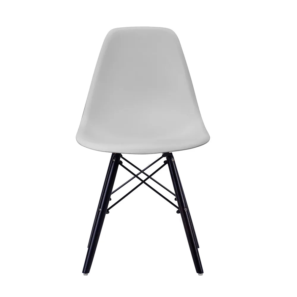 [国内発送 送.料無料]A216【2脚セット】【グレー座面＆ダークブラウン脚】イームズチェア リプロダクト ダイニングチェア ダイニングチェアー イームズチェア DSW eames イームズ チェアー