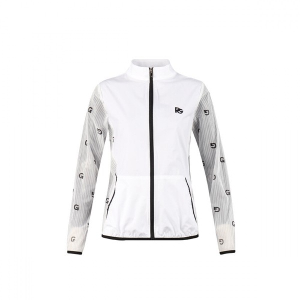 (ラックスゴルフ) ラックスゴルフ PG ゴルフクラブ女性用メッシュスリーブフルジップアップジャンパー JB4M820W