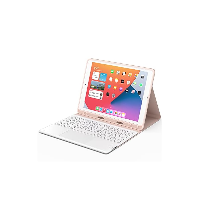 iPad 9世代 キーボード iPad 8世代 キーボード ケース タッチパッド付き ipad 10.2 キーボード ケースiPad7世代キーボード[2021/2020/2019モデル] Blueto