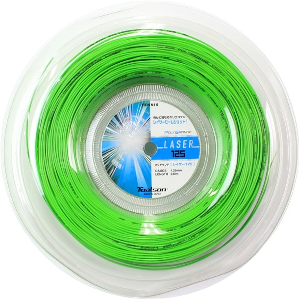 トアルソン TOALSON ポリグランデレイザー125 GR 240M テニス硬式 ガット (7452512g)