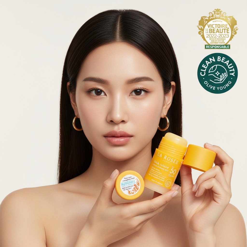 ラロゼ クリーンサンスティック SPF 50 PA++++ 18.5g (ウォータープルーフ)