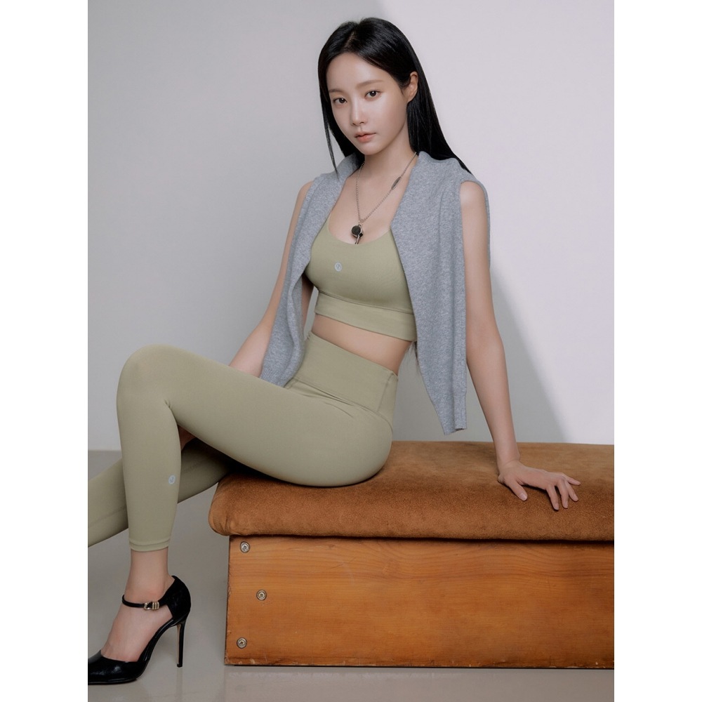 シティブリーズアクティブエアリー 9パートレギンスダークオリーブ