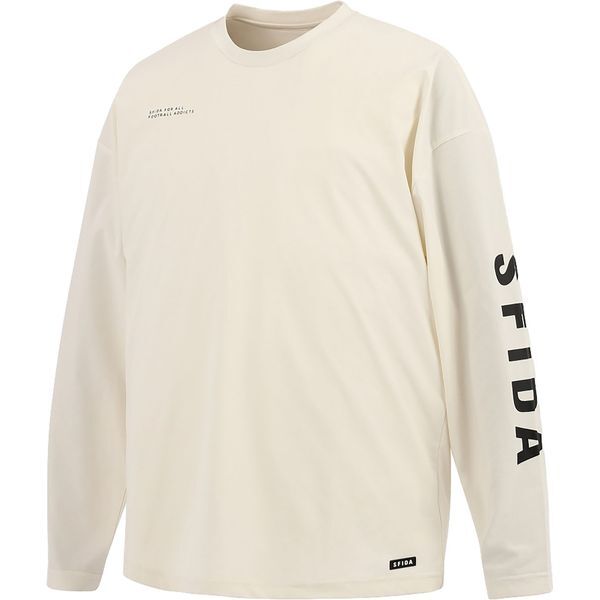 スフィーダ フットサルウエア SA-25104 LBEG SOFT DRY ロングスリーブトップス L Light Beige