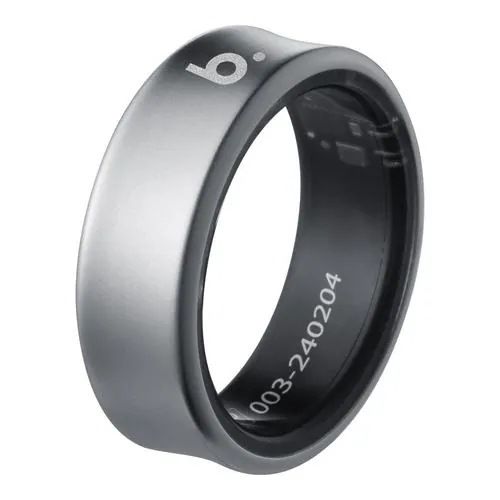 b.ring B074TNSVRNG スマートリング チタン AI 健康管理 睡眠管理 サイズ7 b.ring G1 Bluetooth対応 シルバー