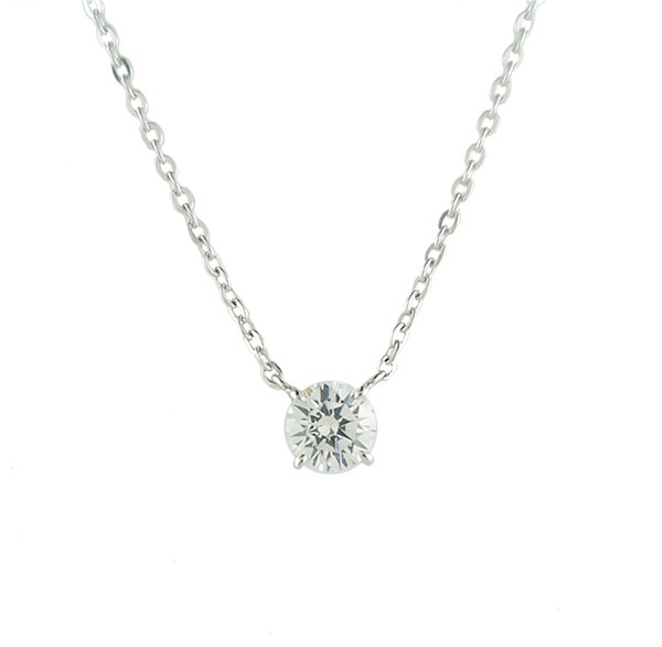 正規紙袋＆箱付 ネックレス ペンダント ジュエリー アクセサリー 一石モチーフ キュービックジルコニ