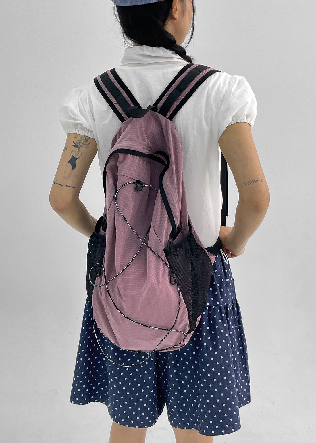 ヴィラノストリングナイロンバックパック