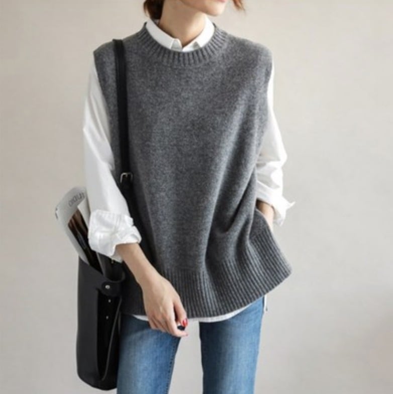 トップス デート カットソー ニットソー セーター ベスト 袖なし ノースリーブ かわいい 大人可愛い きれいめ シンプル カジュアル 大人 上品 おしゃれ お洒落 かっこいい レトロ 大人女子