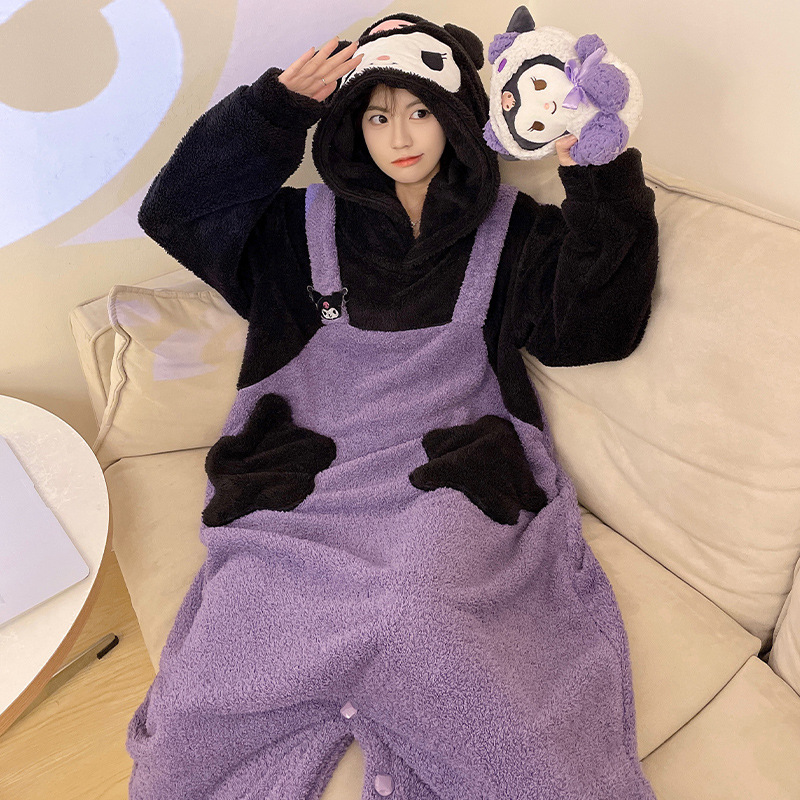 Qoo10] スーパーマリオ服装ワンピースパジャマ 冬 : 下着