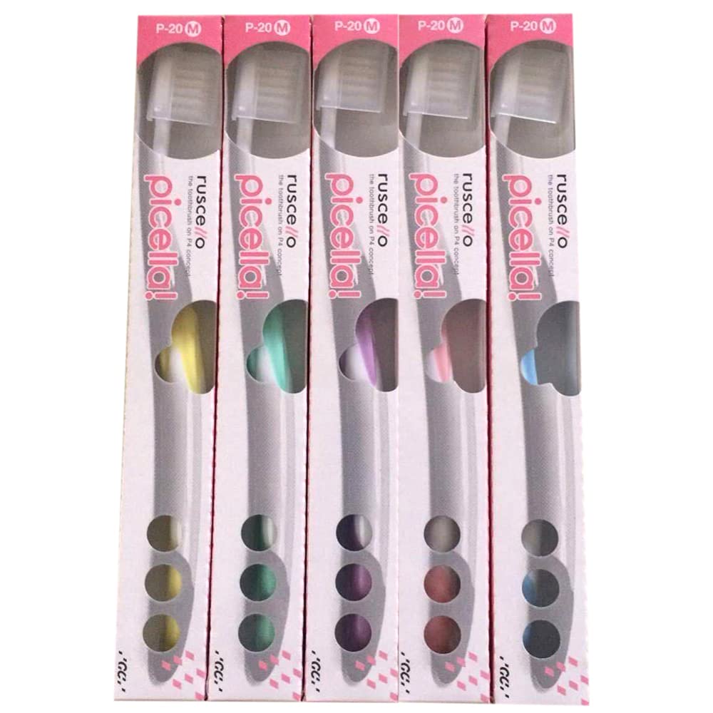 ジーシー GC ルシェロ P-20 ピセラ 歯ブラシ 20本入 M ふつう 5,063円