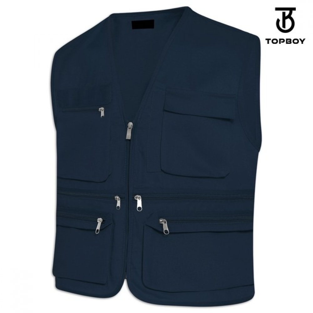 (トップボーイ) T/Cポケットアウトドアワークベスト (SUS013)