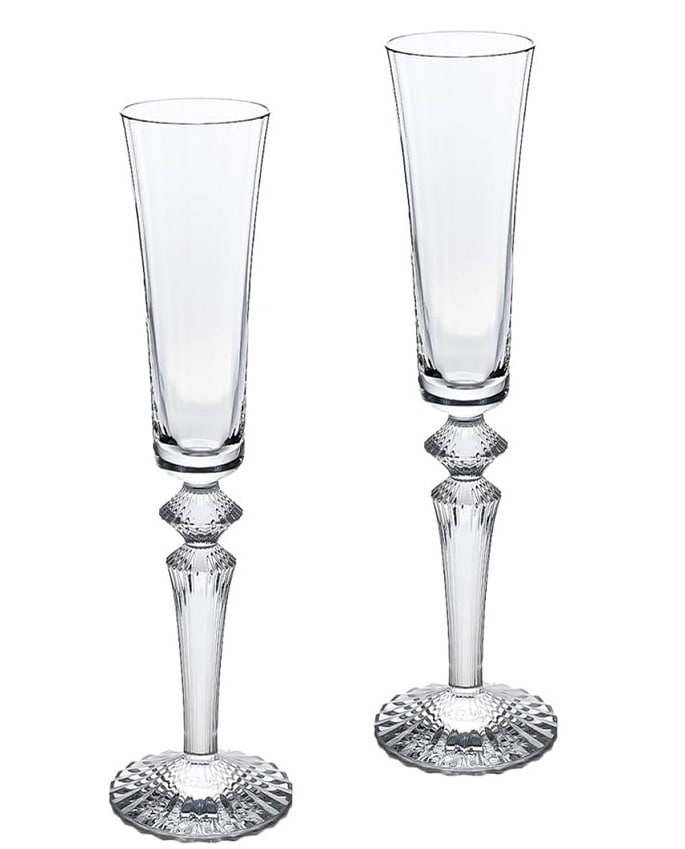 Baccarat 2810597 MILLE NUITS FLUTISSIMO バカラ グラス ペア ミルニュイ フルーティッシモ シャンパングラス クリスタルガラス 29.5cml 客数x2