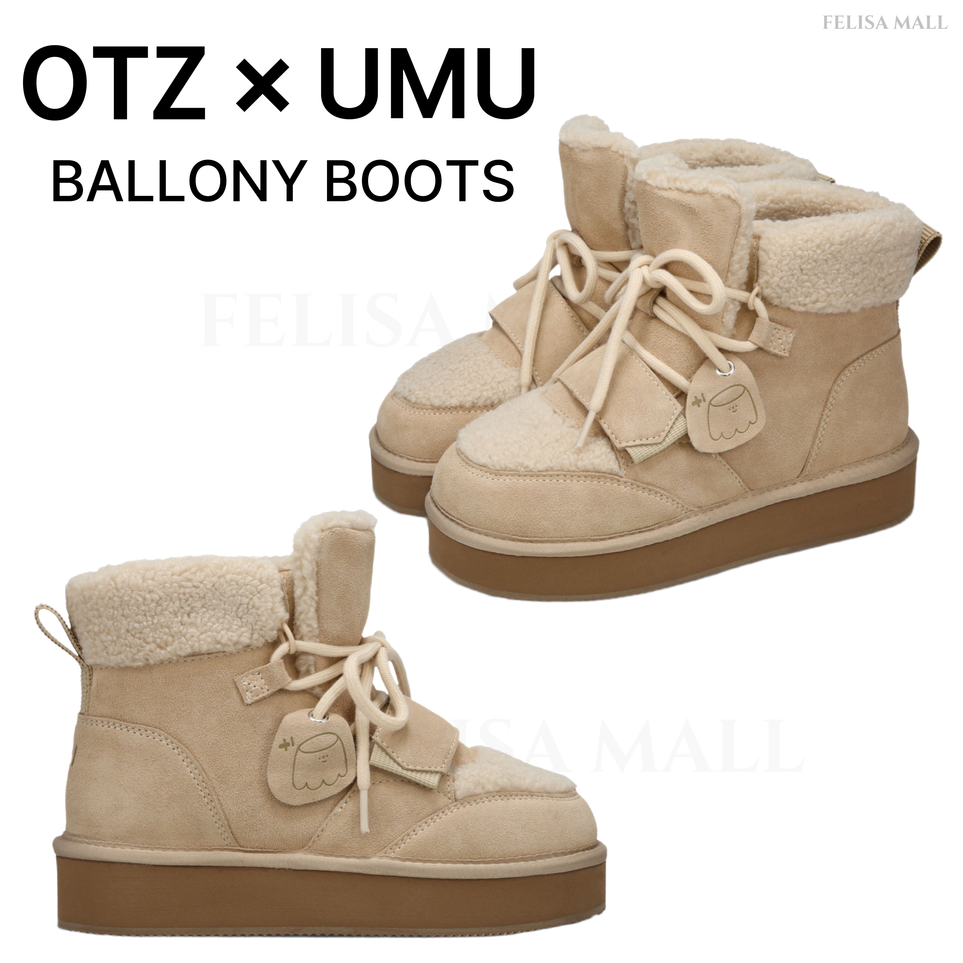 [OTZ]×UMUコラボ BALLOONY BOOTS 厚底ブーツ 韓国人気