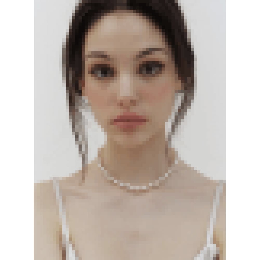 KINDABABY カジュアルノットミックスパールネックレス（シルバー925）