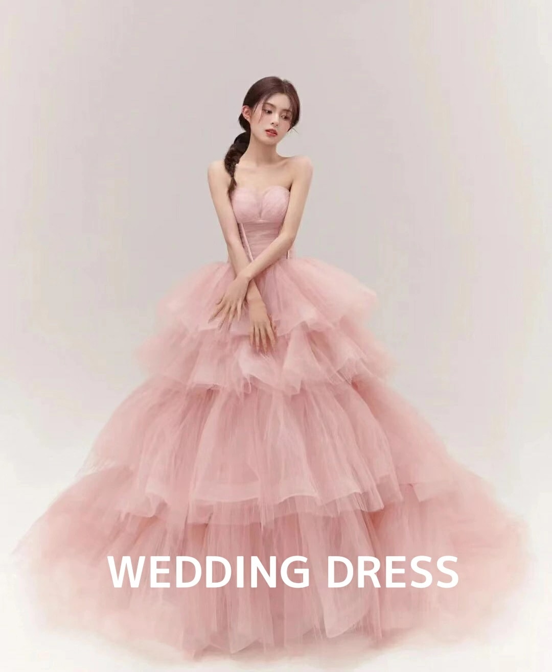 高級感 プリンセス風 レディースドレス 成人式 花嫁ドレス おしゃれ ２色 チューブトップ ロングドレス 森系 撮影 ウェディングドレス イブニングドレス 着痩せ 編み上げ 前撮り 後撮り 二次会 披