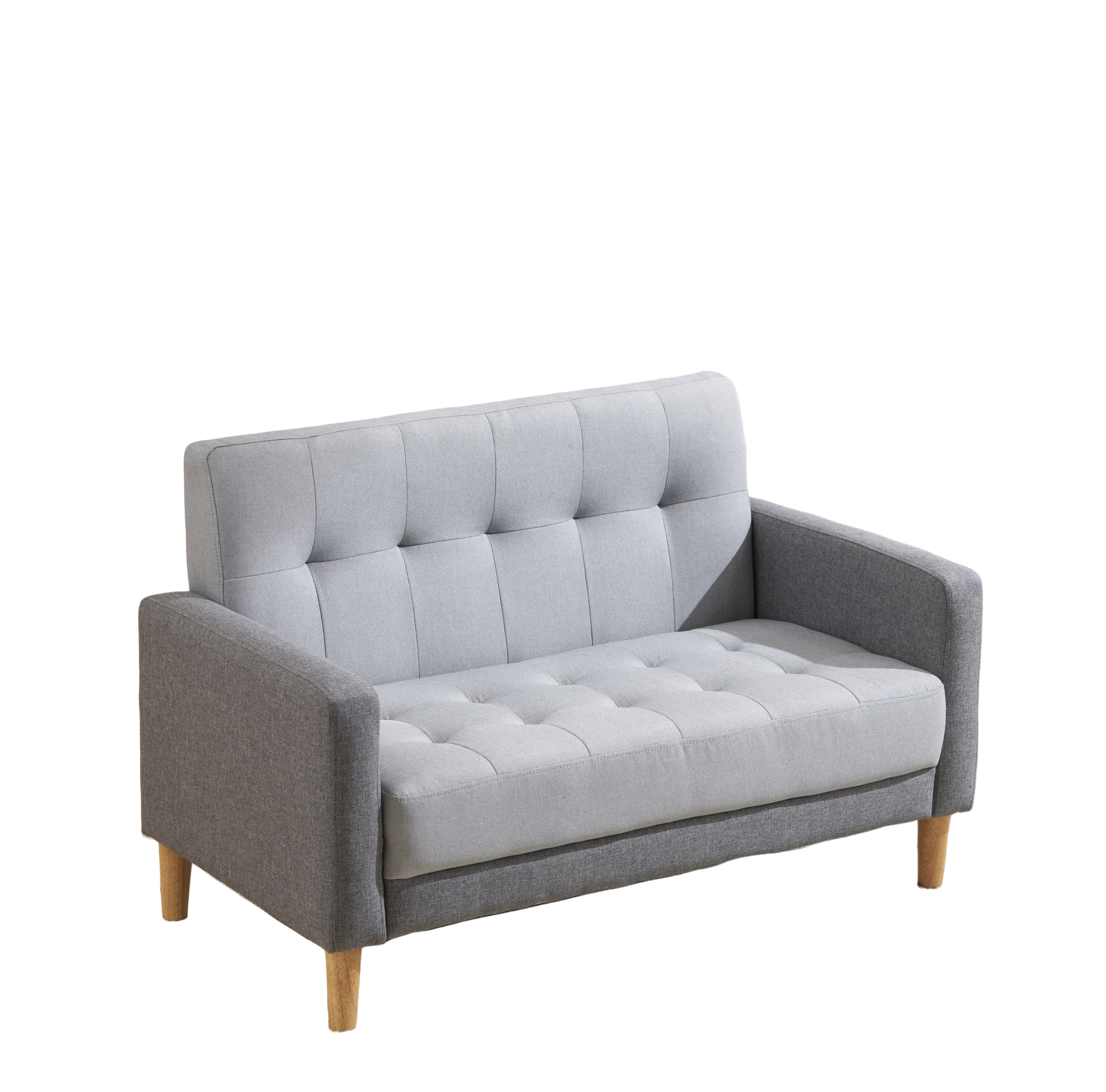 ソファー 二人がけソファー 2人掛け 幅105cm高さ12cmリビングソファ 肘付き ロボット掃除機も通れる かんたん組立 1人用にも おしゃれ かわいい 11,551円