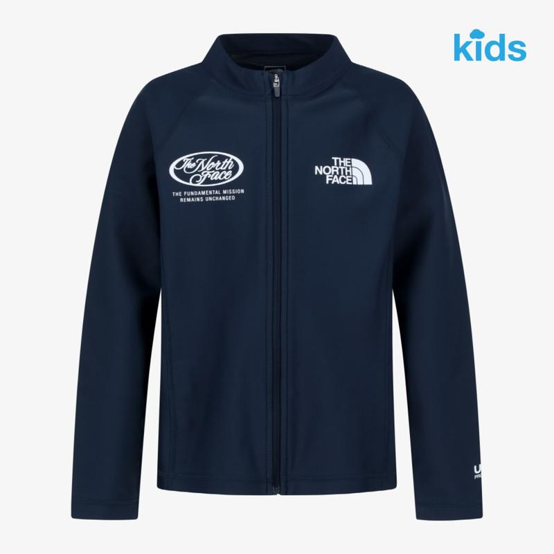 NJ5JS06T キッズ サーフ ラッシュガード ジップアップ KS SURF RASHGUARD ZIP UP