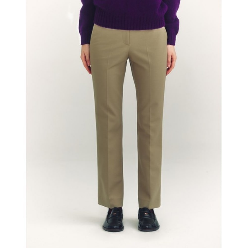 (ヘッジズレディース) 24FW スリムブーツカットスラックスライトカーキ HSPA4D801K1