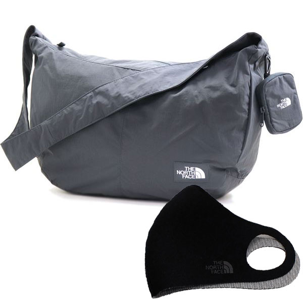 ショルダーバッグ レディース メンズ お得マスクセット URBAN BIG SHOULDER BAG チャコール NN2PQ15B CHC
