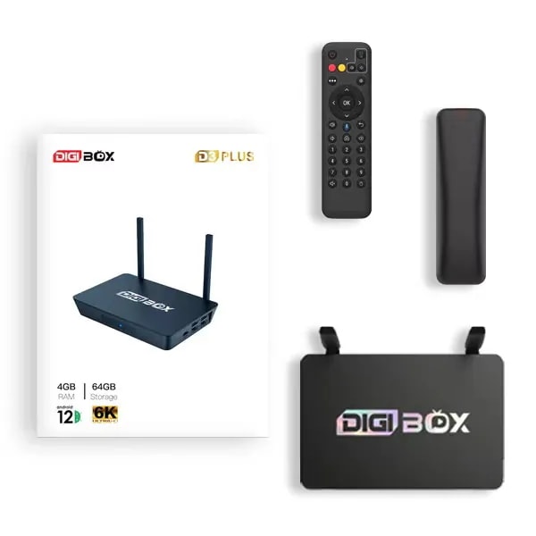 即日発送 Digibox D3 Plus 最先端 TVBOX 海外番組 ドラマ視聴可能 スマート Androidプレーヤー 6Kストリーミング再生 4つのUSBポート 29,054円