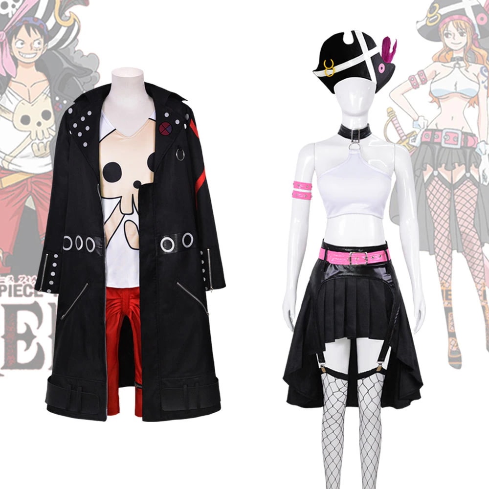 コスチューム　麦わらの一味　モンキー・D・ルフィ　シャンクス RED　ナミユニフォーム　コスプレ　仮装　ワンピース　舞台衣装　ハロウィン　イベント　大海賊百景