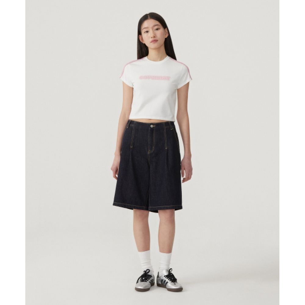 COVERNAT 女性用デニムバミューダパンツインディゴ 11,586円