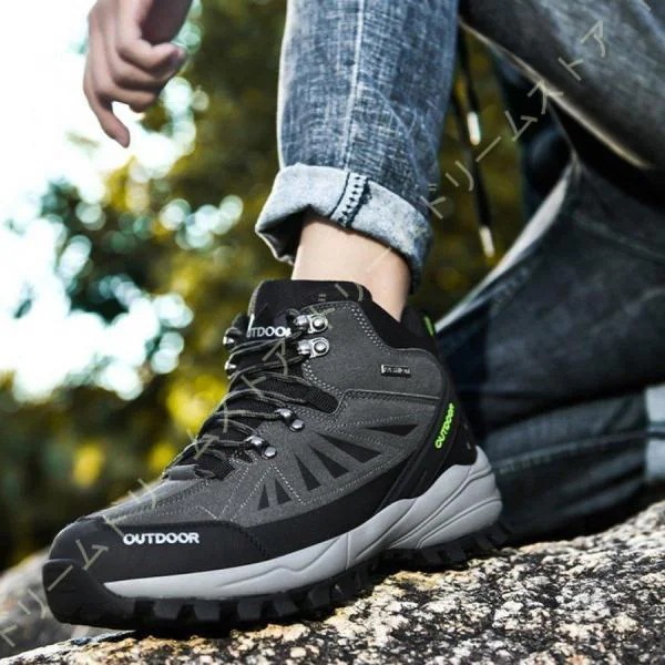【アウトドア用品大全】大きいサイズ トレッキングシューズ 冬用 ハイキングブーツ メンズ 登山靴 軽量 防寒靴 撥水 防滑 保温 ウィンターブーツ おしゃれ 滑らない 履きやすい
