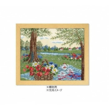 オリムパス　クロスステッチ　ししゅうキット　オノエ/メグミ　7427　アリスの木陰のティータイム 5,597円
