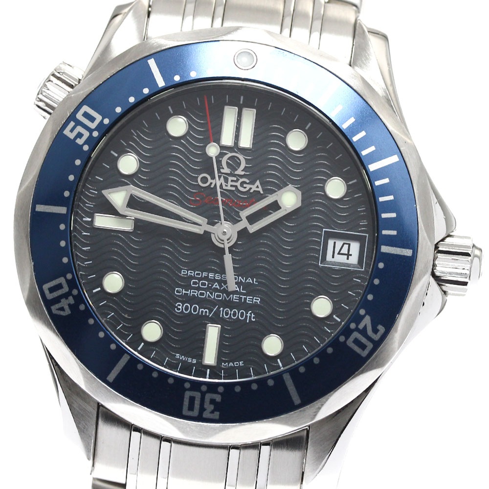 オメガ OMEGA 2222.80 シーマスター300 デイト コーアクシャル 自動巻き ボーイズ 良品 _895480【中古】