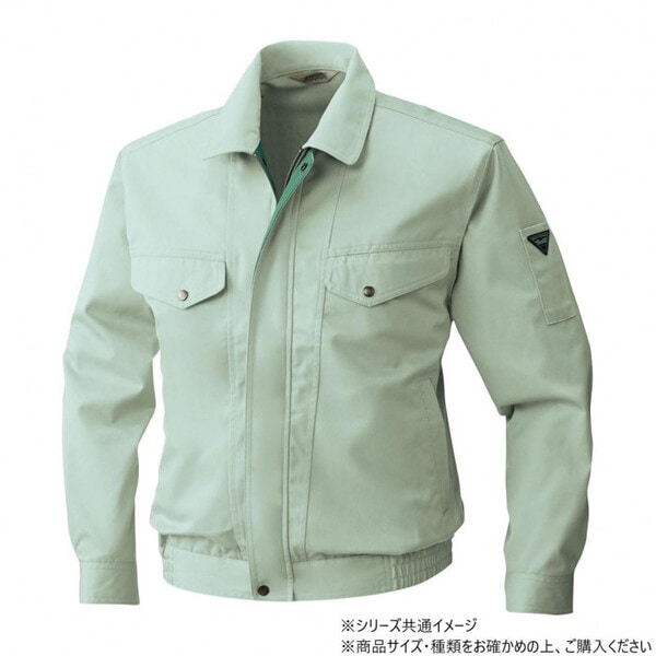 4443 ツートンブルゾン Lサイズ モスグリーン(107)