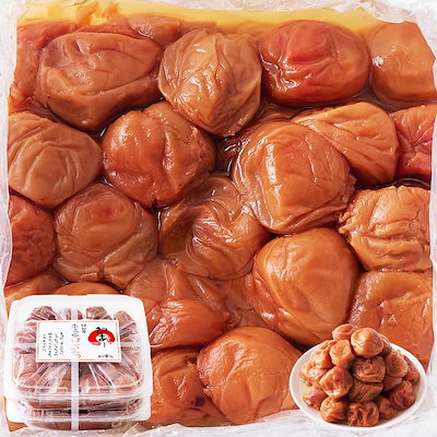 他サイト： 天然生活 紀州はちみつ南高梅干し (1kg) 大容量 高級 塩分8％ とろとろ 梅肉 フルーティー 完熟 和歌山県 国産 大粒 柔らかい 食べやすい 塩分補給 母の日の商品画像