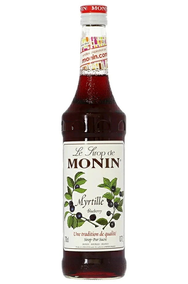MONIN モナン ブルーベリー シロップ 700ml×6本【ご注文は12本まで同梱可能】ノンアルコール シロップ