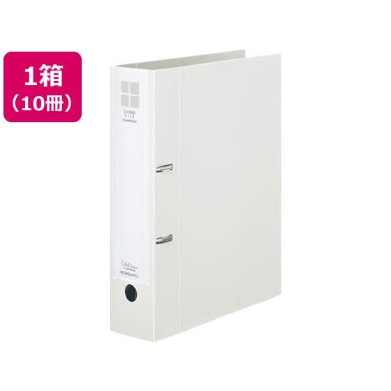 Dリングファイル[スムーススタイル] A4タテとじ厚50mmオフホワイト10冊 コクヨ ﾌ-UDS450W