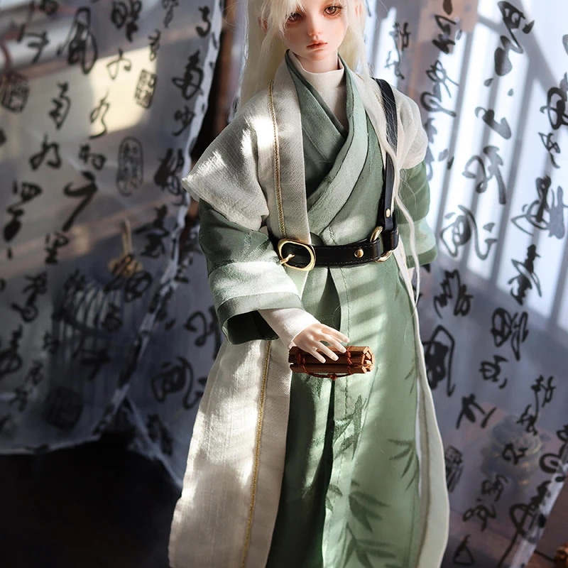 1/4 BJD ドール 服 1/4 古風 msdサイズ球体関節人形用衣装セット 蒼霊