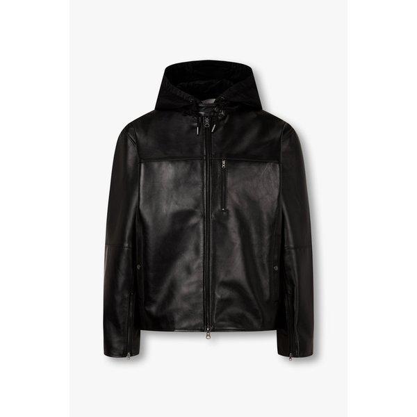 フードパッチラムスキンジャンパー(91U5161204AR)