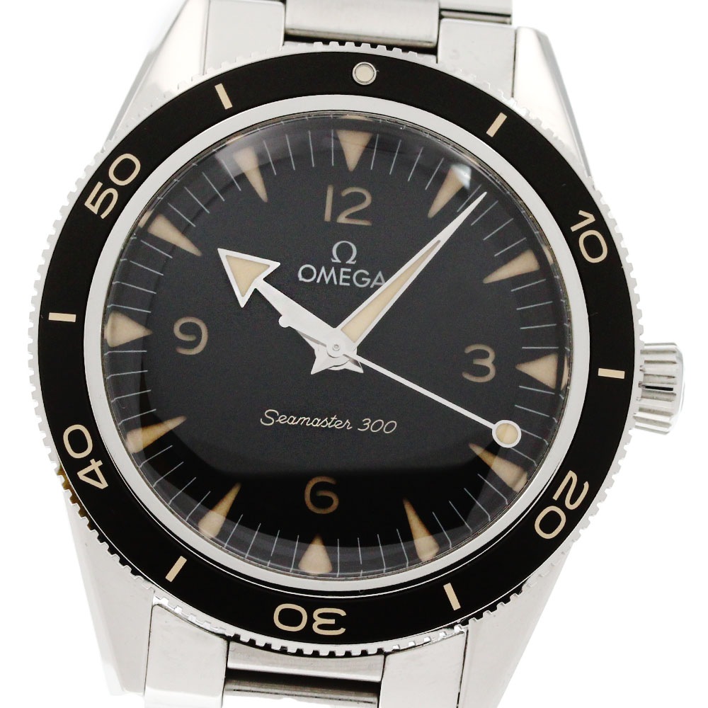 オメガ OMEGA 234.30.41.21.01.001 シーマスター300 コーアクシャル マスター クロノメーター 自動巻き メンズ 箱・保証書付き_862527【中古】