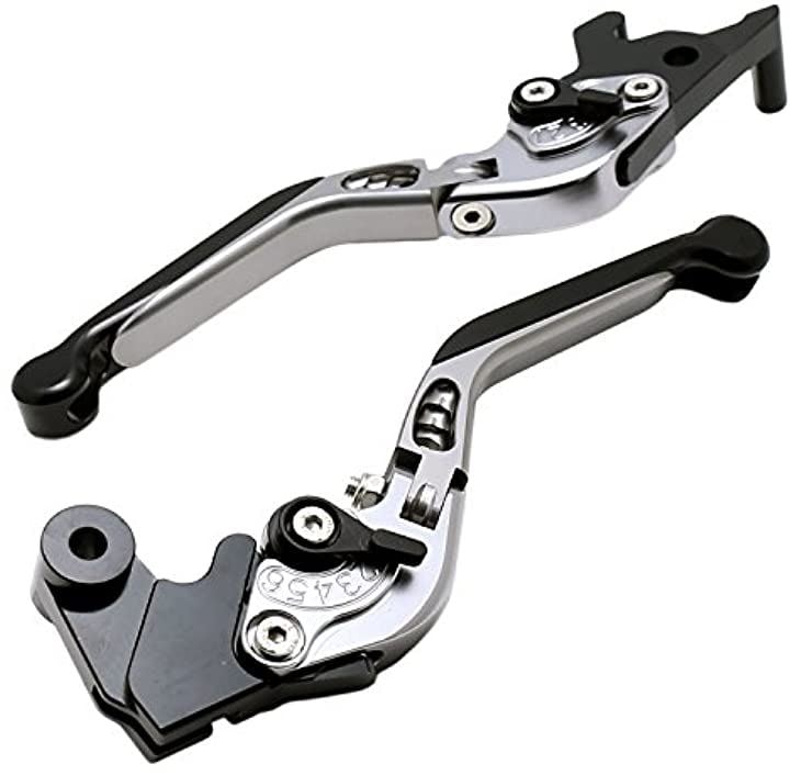 6段調節 可倒式 長さ調整可能 ブレーキレバー クラッチレバー YZF-R25 YZF-R3 MT-