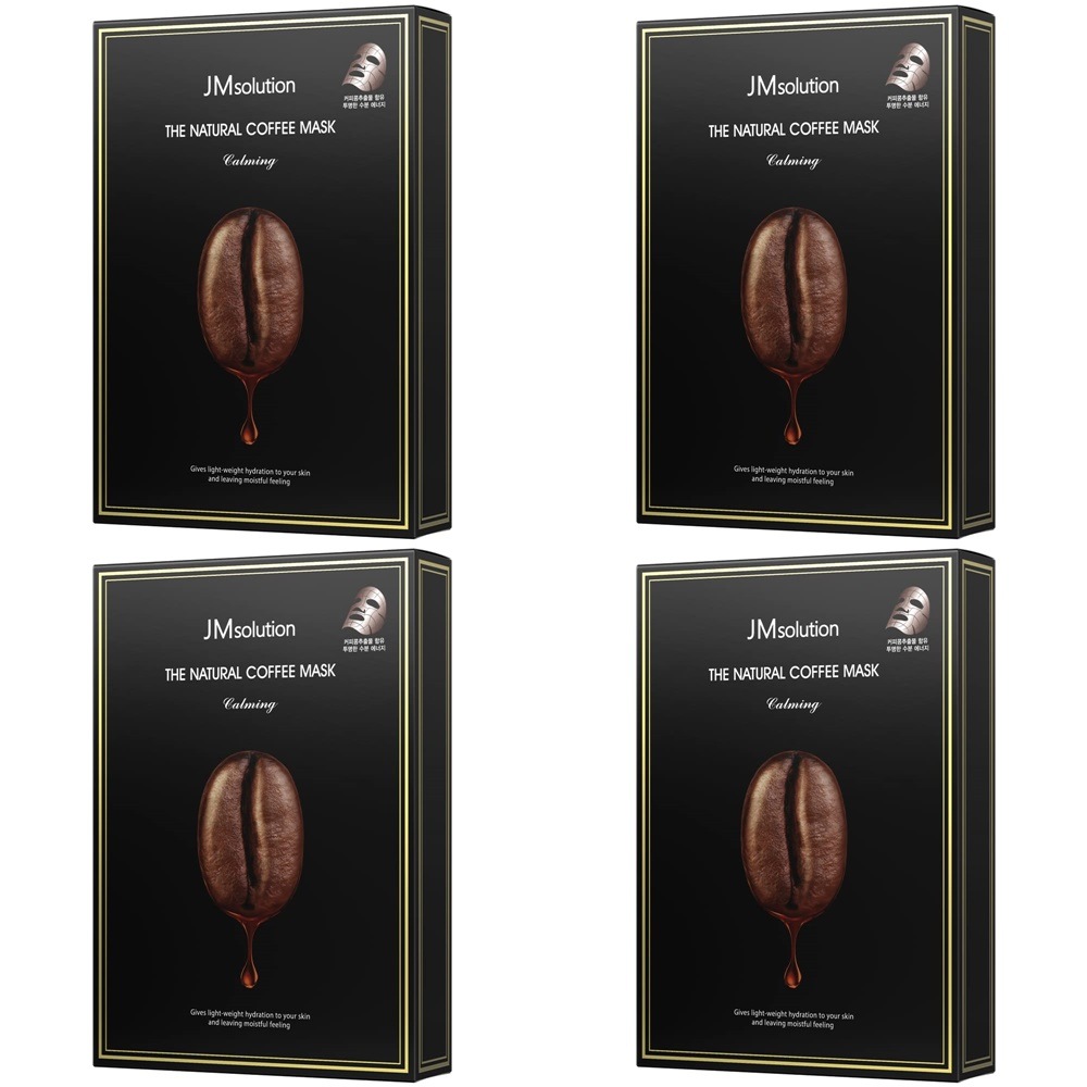 3+1 [韓国コスメ]ナチュラルコーヒーマスク10枚入り/くすみ/鎮静/水分/乾燥肌/アブライトニング