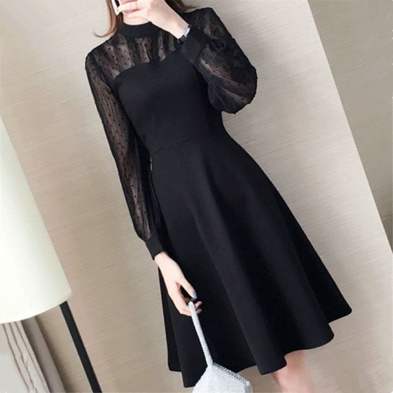 ドレス おすすめ おしゃれ お洒落 激安 安い プチプラ パーティードレス フォーマル ドレス イブニング ドレス シースルー ドレス カジュアル ドレス 長袖 ミニスカート 膝丈 ldre