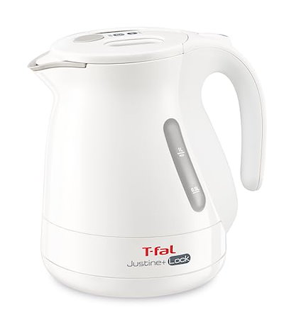 他サイト： 【オンライン限定】ティファール 電気ケトル 1.0L ジャスティン・プラス ロック ホワイト KO4411JP 1250Wのハイパワー たっぷり大容量 倒れてもお湯がこぼれない お手入れカンタンの商品画像