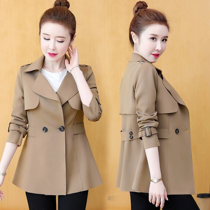 アウター ジャケット テーラードジャケット ミディアム丈 袖付き 長袖 襟付き 前開き ウエストマーク バックシャン かわいい 大人可愛い きれいめ シンプル カジュアル 大人 上品 おしゃれ