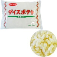 【ライフフーズ】 ダイスカットポテト9.5mm 1KG 冷凍