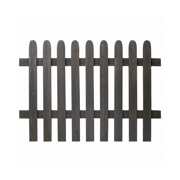 住まいスタイル ピケットフェンス ストレート フェンス単品 ダークブラウン SFPS1200-DBR メーカー直送