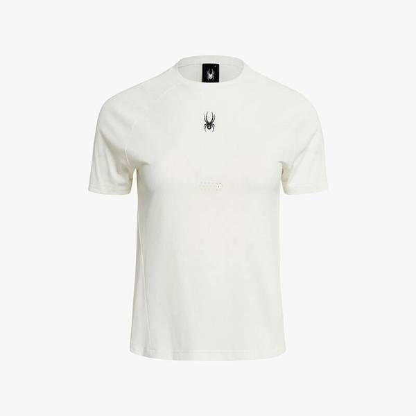 女性トレーニングパンチング半袖Tシャツ SPHFCNRS251WWHT 710223