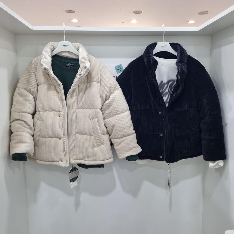 冬のコーデュロイパディングジャンパー14540-010-805-69