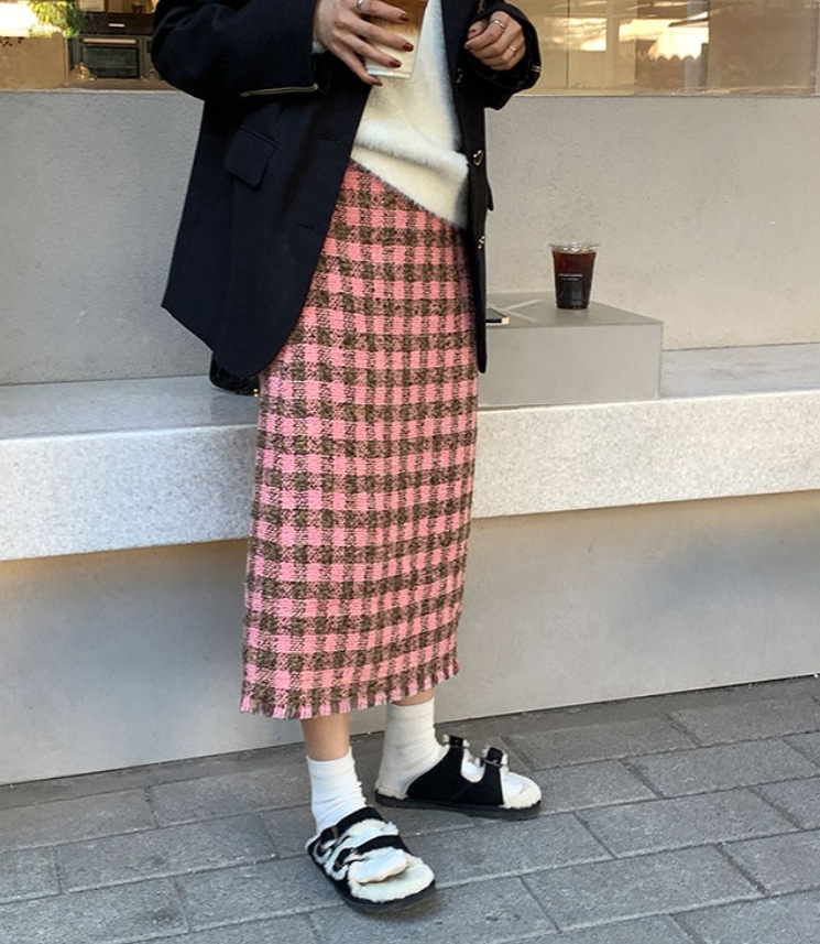 ボトムス レディース スカート ロングスカート S M L 韓国 ミモレ ミモレ丈 ミディアム丈 かわいい 大人可愛い シンプル カジュアル おしゃれ お洒落 かっこいい レトロ 大人女子 こなれ感