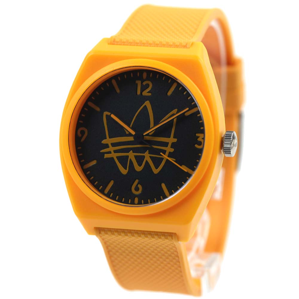 アディダス 腕時計 adidas メンズ レディース ユニセックス PROJECT TWO Unisex イエロー 軽量 AOST22564