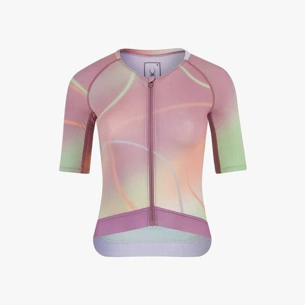 女性サイクルグラフィックパターン半袖ジャージ SPJPCNFT553WDPK 710089